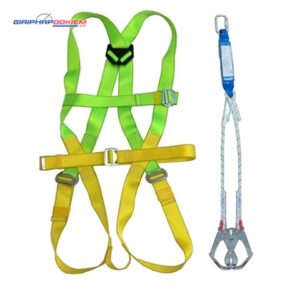 Dây an toàn toàn thân và dây treo giảm sóc 2 móc thép ADELA H4501+EW32