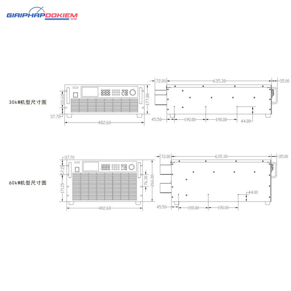 Nguồn lập trình DC công nghiệp Faith FTGK400-750-100 (750V, 100A, 40kW) 9 Nguồn lập trình DC công nghiệp Faith FTGK400-750-100 (750V, 100A, 40kW) - Ảnh 5
