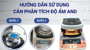Hướng Dẫn Sử Dụng Cân Phân Tích Độ Ẩm AND Cho Người Mới Bắt Đầu 1 Hướng dẫn sử dụng cân phân tích độ ẩm AND chi tiết