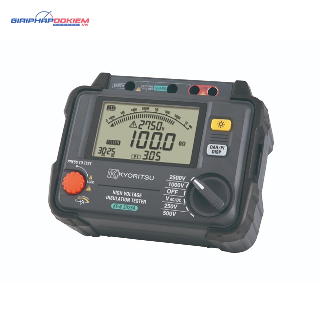 Đồng hồ đo điện trở cách điện Kyoritsu model 3025B 3 Đồng hồ đo điện trở cách điện Kyoritsu model 3025B