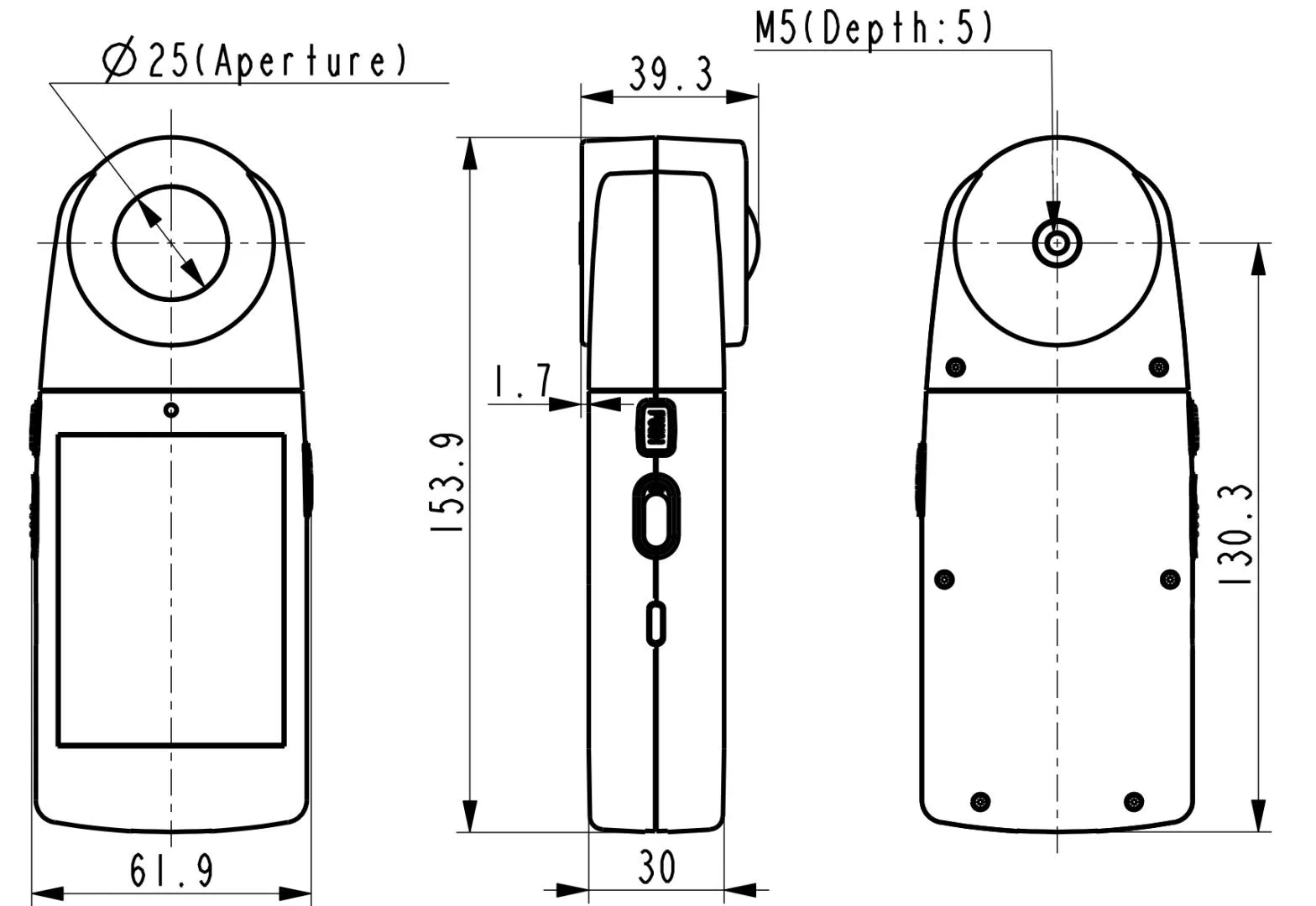 Máy đo màu sắc bức xạ Huicolor CL500 36 7bc60b0051d8887