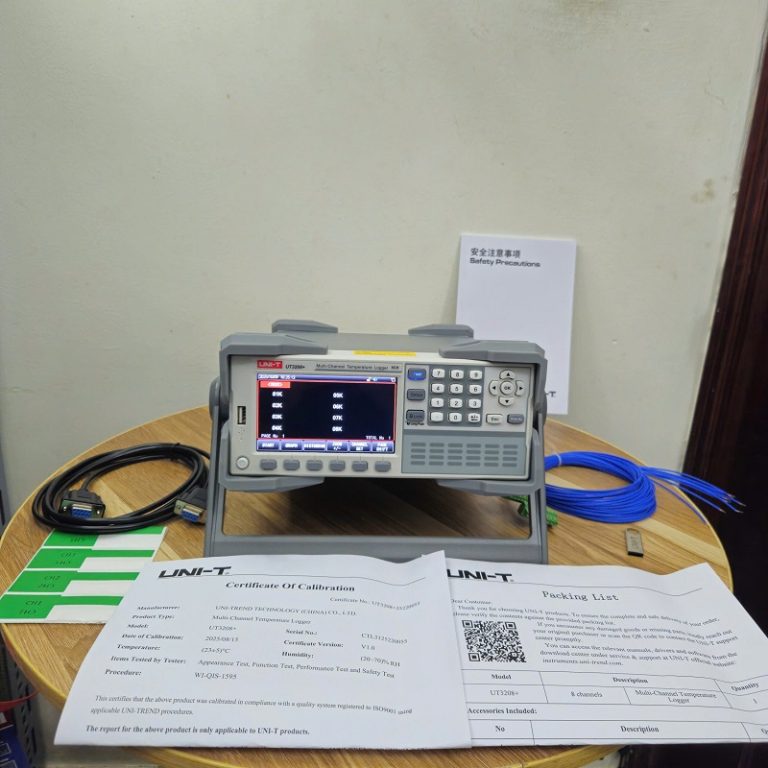 Máy đo ghi nhiệt độ 8 kênh Uni-T UT3208+ 3 Máy đo ghi nhiệt độ 8 kênh Uni-T UT3208+ - Ảnh 3
