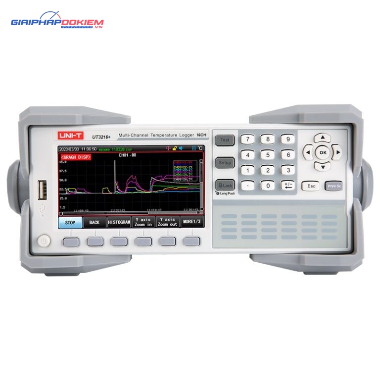 Máy đo ghi nhiệt độ 16 kênh Uni-T UT3216+ 1 Máy đo ghi nhiệt độ 16 kênh Uni-T UT3216+