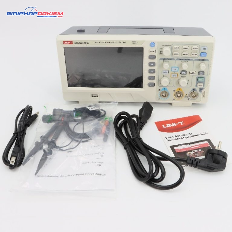 Máy đo hiện sóng Uni-T UTD2102CEX+ (100MHz, 2CH) 3 Máy đo hiện sóng Uni-T UTD2102CEX+ (100MHz, 2CH) - Ảnh 3