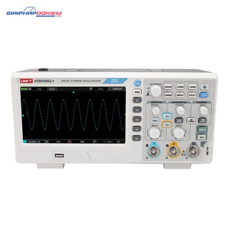 Máy hiện sóng Uni-T UTD2102CL+(100MHz, 2CH) 1 Máy hiện sóng Uni-T UTD2102CL+(100MHz, 2CH)