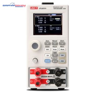 Tải điện tử DC Uni-T UTL8212+(150V/20A/400W/2CH)