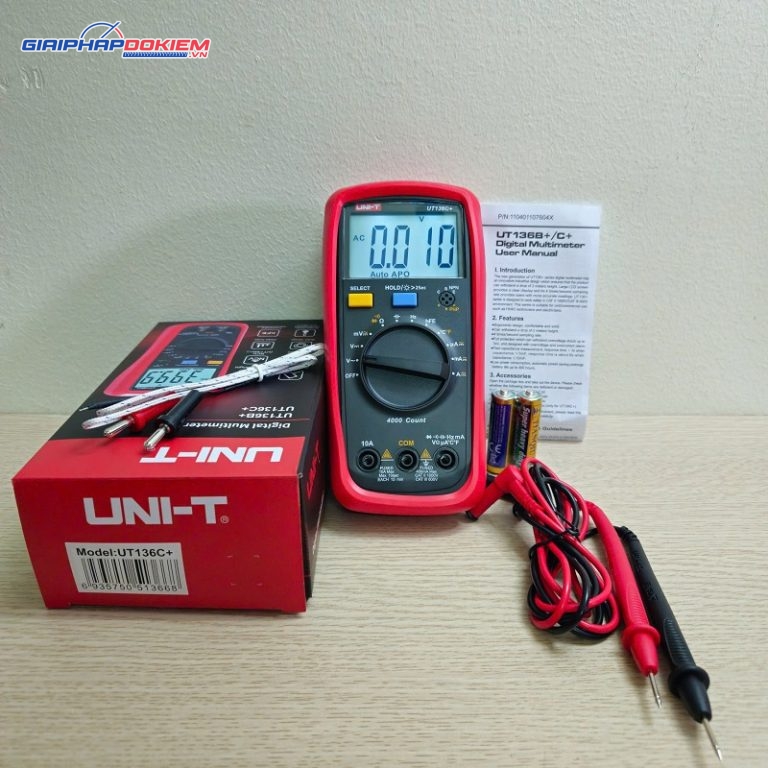 Đồng hồ vạn năng Uni-T UT136C+ (1000V; 10A) 3 Đồng hồ vạn năng Uni-T UT136C+ (1000V; 10A) - Ảnh 3