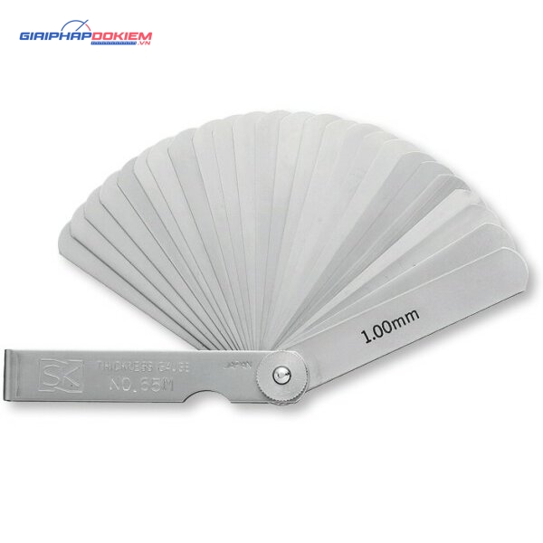 Bộ căn lá đo khe hở 0.03-0.10mm 19 lá, Niigata Seiki 150MY 3 Bộ căn lá đo khe hở 0.03-0.10mm 19 lá, Niigata Seiki 150MY