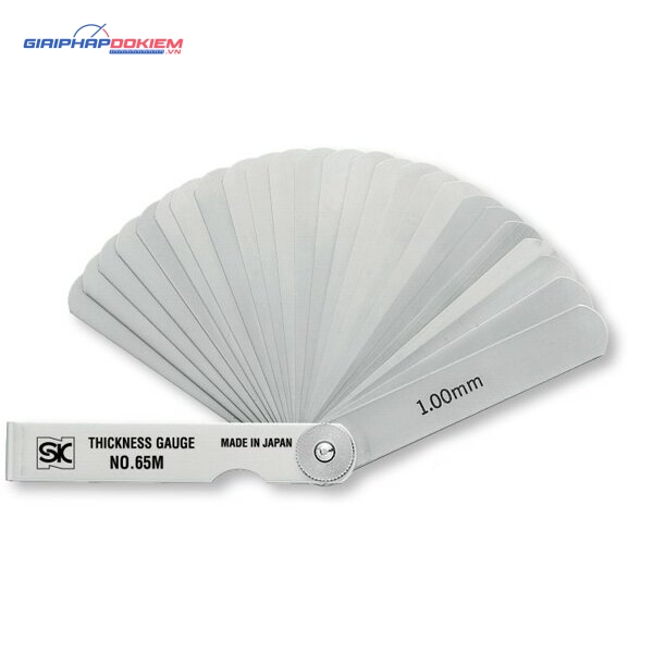 Bộ căn lá đo khe hở 0.01-0.10mm 19 lá, Niigata Seiki CS-100ML 2 Bộ căn lá đo khe hở 0.01-0.10mm 19 lá, Niigata Seiki CS-100ML