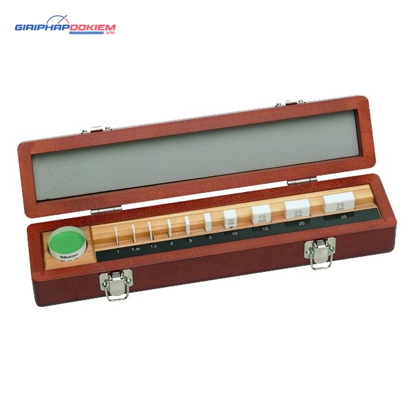 Bộ Căn Mẫu Ceramic Hệ Mét 10 Miếng Cấp 2, Có kính song song 12mm Mitutoyo 516-154-10 2 Bộ Căn Mẫu Ceramic Hệ Mét 10 Miếng Cấp 2, Có kính song song 12mm Mitutoyo 516-154-10
