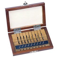 Bộ Căn Mẫu Thép Hệ Inch 9 Miếng Cấp 2 Mitutoyo 516-992-60