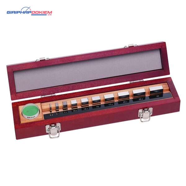 Bộ Căn Mẫu Thép Hệ Mét 10 Khối Cấp 2 Mitutoyo 516-108-10 2 Bộ Căn Mẫu Thép Hệ Mét 10 Khối Cấp 2 Mitutoyo 516-108-10