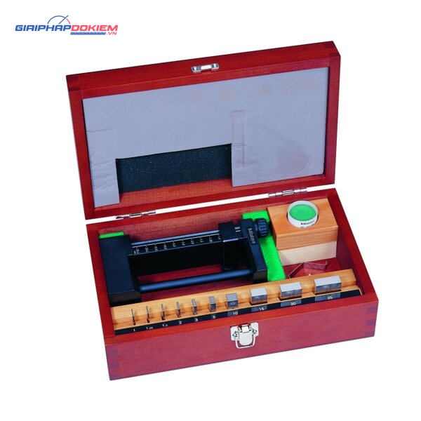 Bộ Căn Mẫu Thép Hệ Inch 10 Miếng Cấp 2 Mitutoyo 516-140-11 2 Bộ Căn Mẫu Thép Hệ Inch 10 Miếng Cấp 2 Mitutoyo 516-140-11