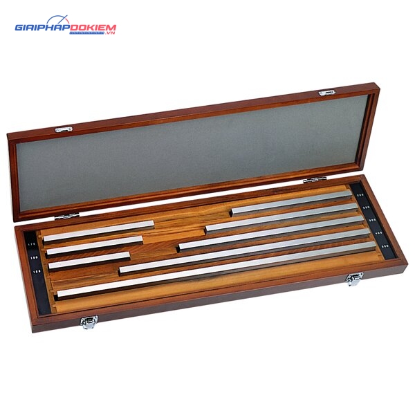 Bộ Căn Mẫu Thép Hệ Mét 8 Miếng Cấp 1 Mitutoyo 516-703-10 2 Bộ Căn Mẫu Thép Hệ Mét 8 Miếng Cấp 1 Mitutoyo 516-703-10