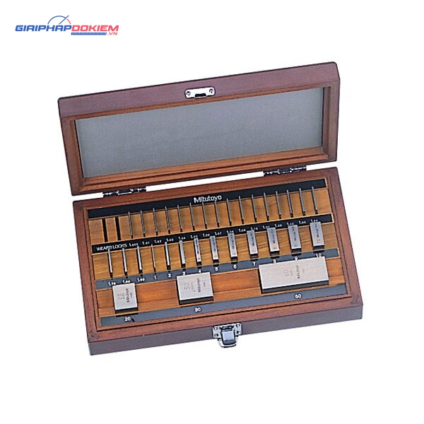 Bộ Căn Mẫu Thép Mét 28 Khối Cấp 2 Mitutoyo 516-420-16 2 Bộ Căn Mẫu Thép Mét 28 Khối Cấp 2 Mitutoyo 516-420-16