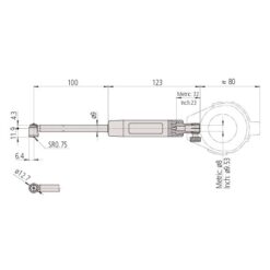 Bộ Đồng Hồ Đo Lỗ Trong Tiếp Xúc 2 Điểm 100-160/0,01mm Mitutoyo 511-714-20 5 bo dong ho do lo trong tiep xuc 2 diem 10 16 0 0001 mitutoyo 511 756 20 2