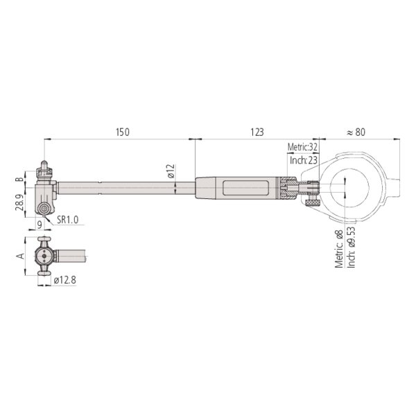 Bộ Đồng Hồ Đo Lỗ Trong Tiếp Xúc 2 Điểm 4-6.5"/0.0005" Mitutoyo 511-744-20 4 Bộ Đồng Hồ Đo Lỗ Trong Tiếp Xúc 2 Điểm 4-6.5"/0.0005" Mitutoyo 511-744-20 - Ảnh 2