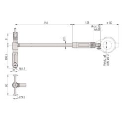 Bộ Đồng Hồ Đo Lỗ Trong Tiếp Xúc 2 Điểm 6.5-10"/0.0001" Mitutoyo 511-755-20 5 bo dong ho do lo trong tiep xuc 2 diem 6 5 10 0 0001 mitutoyo 511 755 20 1