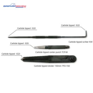 Bộ lấy dấu 3 món mũi carbide Niigata Seiki CTS-3