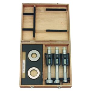 Bộ Panme Đo Lỗ 3 Chấu Điện Tử Metric 50-75 mm, Interchange. Head IP65, TIN Mitutoyo 468-984