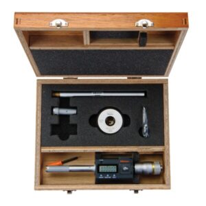 Bộ Panme Đo Lỗ 3 Chấu Điện Tử Metric/Inch 0,5-0,8", Interchange. Head IP65, TIN Mitutoyo 468-977
