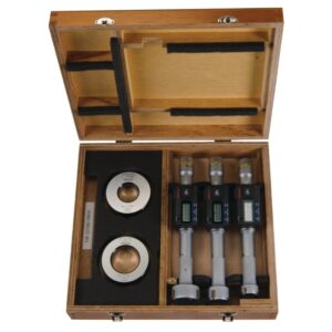 Bộ Panme Đo Lỗ 3 Chấu Điện Tử Metric/ Inch 1-2", Interchange. Head IP65, TIN Mitutoyo 468-988