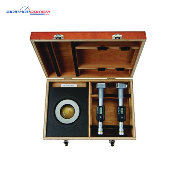 Bộ Panme Đo Lỗ 3 Chấu Điện Tử Metric/ Inch 3-4", Interchange. Head IP65, TIN Mitutoyo 468-990 9 Bộ Panme Đo Lỗ 3 Chấu Điện Tử Metric/ Inch 3-4", Interchange. Head IP65, TIN Mitutoyo 468-990
