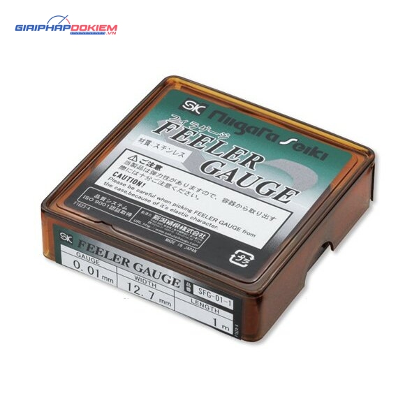 Căn lá chêm dày 0.02mm, Niigata Seiki SFG-02-1 2 Căn lá chêm dày 0.02mm, Niigata Seiki SFG-02-1
