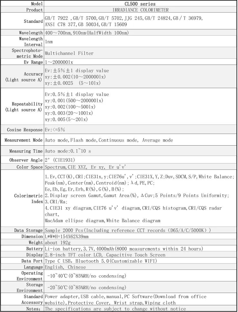 Máy đo màu sắc bức xạ Huicolor CL500 37 ce918c445489920