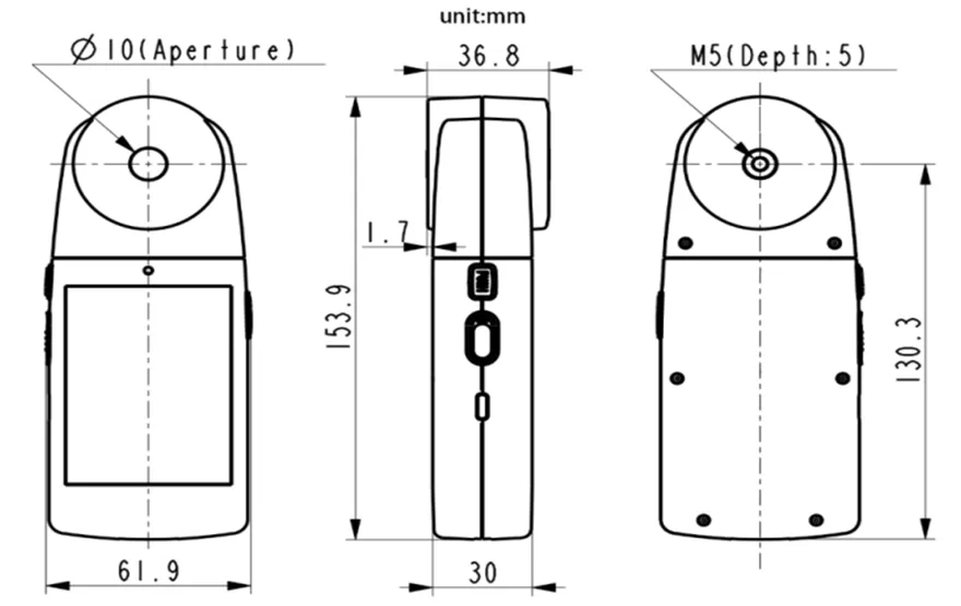Máy đo màu độ rọi Huicolor CL503 32 d763567adddf2