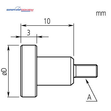Đầu đo đồng hồ so D=20mm, Steel, Metric Mitutoyo 21AAA342 4 Đầu đo đồng hồ so D=20mm, Steel, Metric Mitutoyo 21AAA342 - Ảnh 2