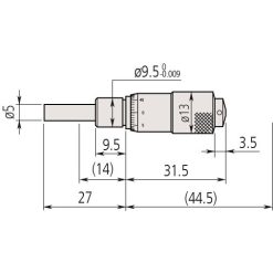 Đầu Panme 0-13mm Mitutoyo 148-821 5 dau panme 0 13mm mitutoyo 148 821 1