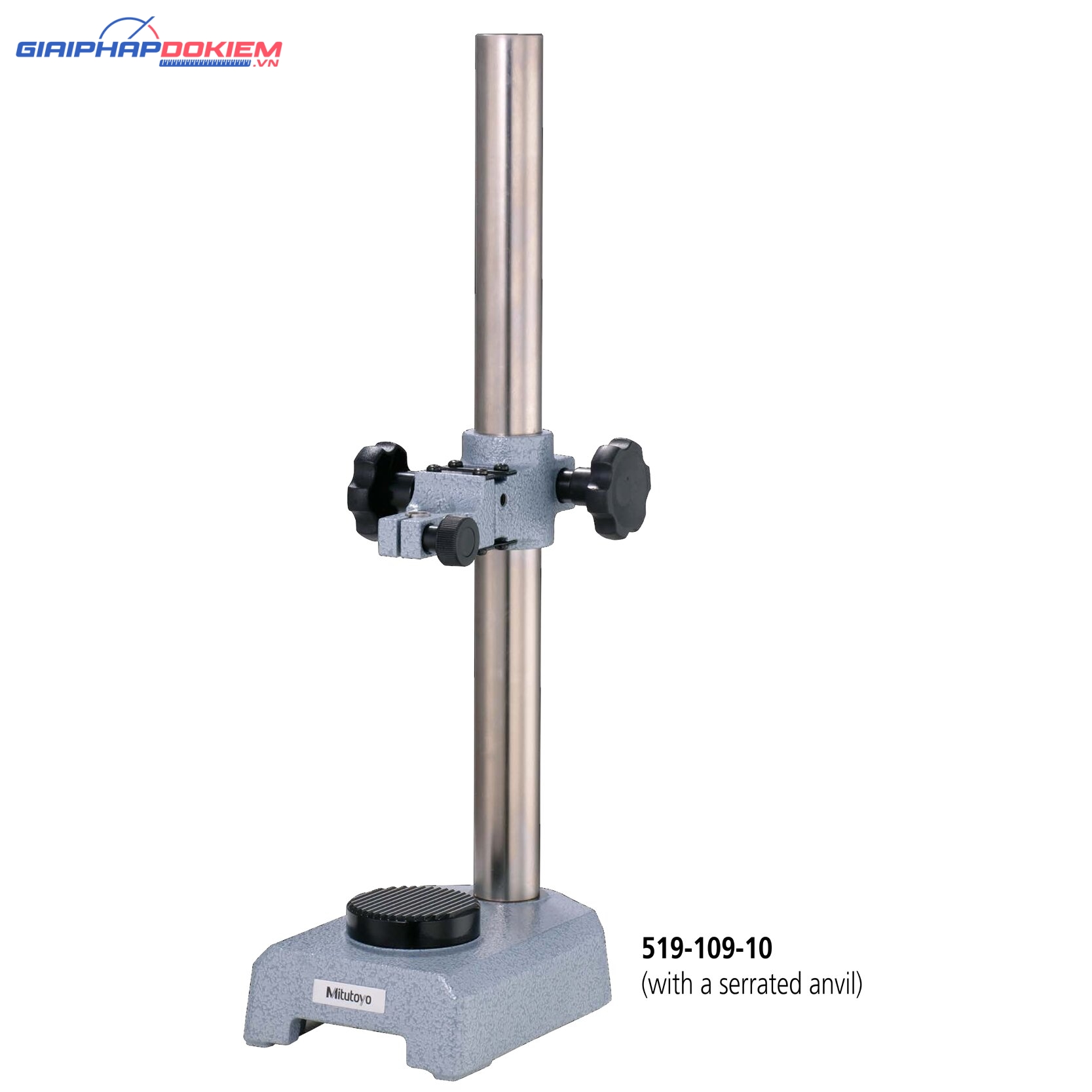 Đế gá đông hồ so chân thẳng với đế thép cứng D = 58mm, đế răng cưa Mitutoyo 519-109-10 2 Đế gá đông hồ so chân thẳng với đế thép cứng D = 58mm, đế răng cưa Mitutoyo 519-109-10