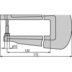 Đồng hồ đo độ dày cơ khí, 0-20mm, 0,01mm, 120mm Mitutoyo 7323 5 dong ho do do day co khi 0 20mm 0 01mm 120mm 7323 1
