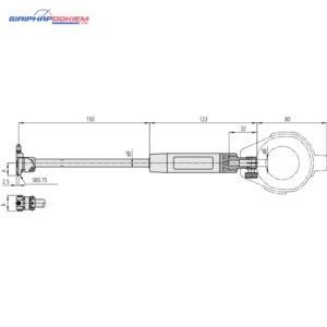 Đồng Hồ Đo Lỗ Nhỏ Tiếp Xúc 2 Điểm 2-6"/0.0001" Mitutoyo 511-440-20 9 dong ho do lo nho tiep xuc 2 diem 50 150mm 0 01mm mitutoyo 511 417 1