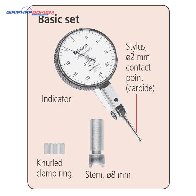 Đồng Hồ So Chân Gập, Dial Test Indicator, Horizontal Type 0,6mm, 0,002mm, 8mm Stem Mitutoyo 513-425-10E 6 Đồng Hồ So Chân Gập, Dial Test Indicator, Horizontal Type 0,6mm, 0,002mm, 8mm Stem Mitutoyo 513-425-10E - Ảnh 3