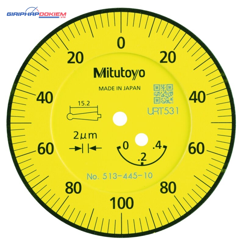 Đồng Hồ So Chân Gập, Dial Test Indicator, Horiz. 20° Face 0,4mm, 0,002mm, 4/8m Stem Mitutoyo 513-445-10A 4 Đồng Hồ So Chân Gập, Dial Test Indicator, Horiz. 20° Face 0,4mm, 0,002mm, 4/8m Stem Mitutoyo 513-445-10A - Ảnh 3