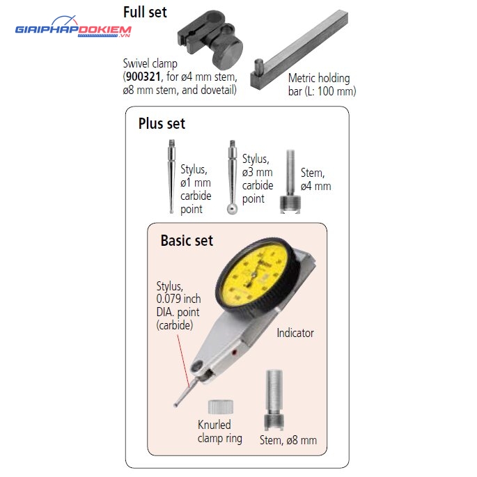 Đồng Hồ So Chân Gập, Dial Test Indicator, Horiz. 20° Face 0,4mm, 0,002mm, 4/8m Stem Mitutoyo 513-445-10A 5 Đồng Hồ So Chân Gập, Dial Test Indicator, Horiz. 20° Face 0,4mm, 0,002mm, 4/8m Stem Mitutoyo 513-445-10A - Ảnh 4