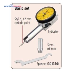 Đồng Hồ So Chân Gập, Dial Test Indicator, Horiz. Pocket Type 0,14mm, 0,001mm, with Bracket Mitutoyo 513-501T 8 dong ho so chan gap dial test indicator horiz pocket type 0 14mm 0 001mm with bracket 513 501t 2