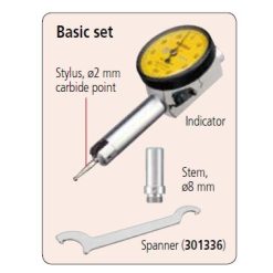 Đồng Hồ So Chân Gập, Dial Test Indicator, Horiz. Pocket Type 0,8mm, 0,01mm, 8mm Stem Mitutoyo 513-517E