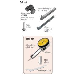 Đồng Hồ So Chân Gập, Dial Test Indicator, Horiz. Pocket Type 0,2mm, 0,002mm, with Bracket Mitutoyo 513-503T