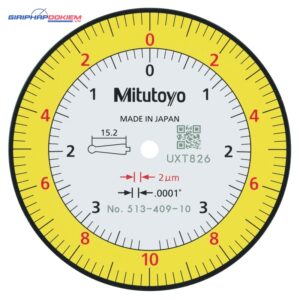 Đồng Hồ So Chân Gập, Dial Test Indicator, Dial Test Indicator, Horizontal Type 0,03"/0,7mm, 0,0005"/0,01mm, 9,52mm Stem Mitutoyo 513-406-10E 11 dong ho so chan gap dial test indicator horizontal type 0 03 0 7mm 0 0005 0 01mm 4 9 52mm st 513 406 10t 3