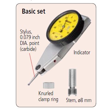 Đồng Hồ So Chân Gập, Dial Test Indicator Parallel Type 0,8mm, 0,01, 4/8mm Stem, with Bracket Mitutoyo 513-484-10T 7 Đồng Hồ So Chân Gập, Dial Test Indicator Parallel Type 0,8mm, 0,01, 4/8mm Stem, with Bracket Mitutoyo 513-484-10T - Ảnh 3
