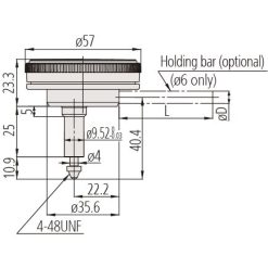 Đồng Hồ So Cơ Khí Back Plunger 0,04", 0,0005" Mitutoyo 2961T 8 dong ho so co khi back plunger 0 04 0 0005 mitutoyo 2961a 2