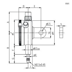 Đồng Hồ So Cơ Khí Chống Va Đập 1mm, 0,01 Mitutoyo 1929A-62 9 dong ho so co khi chong va dap flat back agd ansi 0 006 0 0001 mitutoyo 1910a 72 1