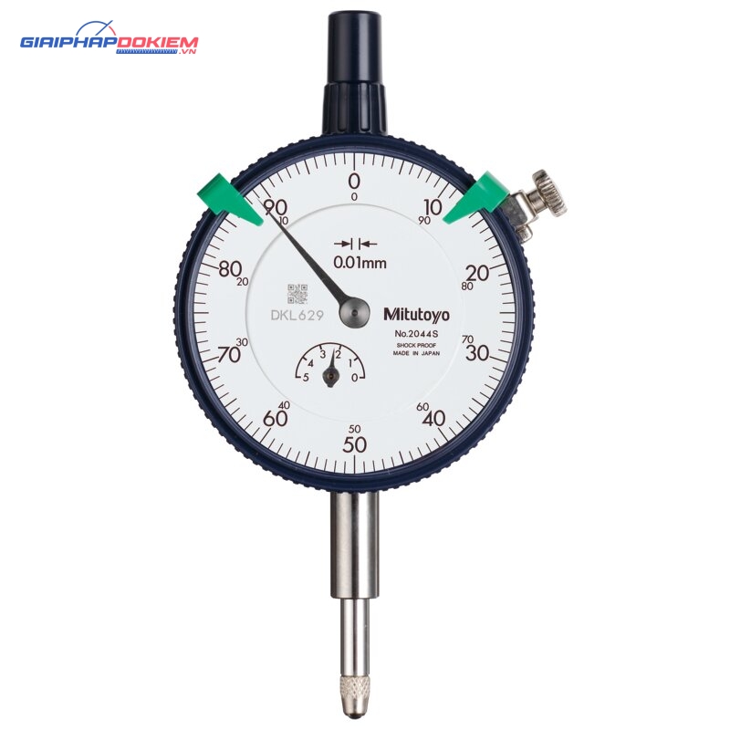 Đồng Hồ So Cơ Khí, Dial Indicator, Flat Back 5mm, 0,01mm, Shockproof Mitutoyo 2044SB-09 4 Đồng Hồ So Cơ Khí, Dial Indicator, Flat Back 5mm, 0,01mm, Shockproof Mitutoyo 2044SB-09