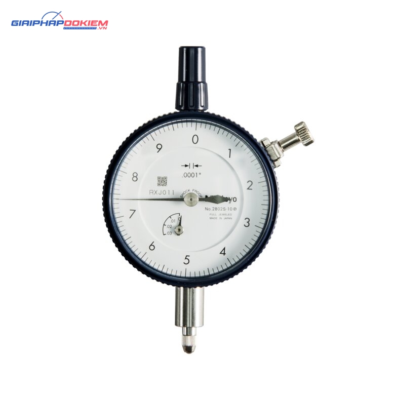 Đồng Hồ So Cơ Khí, Dial Indicator, Flat Back, AGD/ANSI 0,025", 0,0001", Jew. Bearing, Shockpr Mitutoyo 2802SB-10 2 Đồng Hồ So Cơ Khí, Dial Indicator, Flat Back, AGD/ANSI 0,025", 0,0001", Jew. Bearing, Shockpr Mitutoyo 2802SB-10