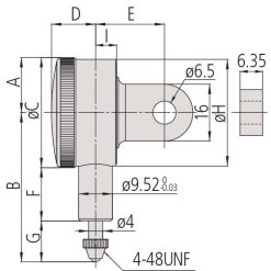 dong ho so co khi flat back ansi agd type 0 5mm 0 002mm mitutoyo 1011sb 11 1