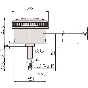 Đồng Hồ So Cơ Khí Lug Back 0,1mm, 0,001mm Mitutoyo 2990T-10 5 Đồng Hồ So Cơ Khí Lug Back 0,1mm, 0,001mm Mitutoyo 2990T-10 - Ảnh 2