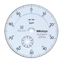 Đồng Hồ So Cơ Khí Flat Back 1mm, 0,001mm Mitutoyo 2110AB-70 10 dong ho so co khi lug back 1mm 0 001mm mitutoyo 2110a 10 2